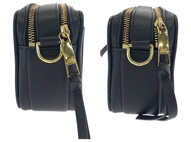 Sac à épaule en cuir noir Marc by Marc Jacobs - vue 8