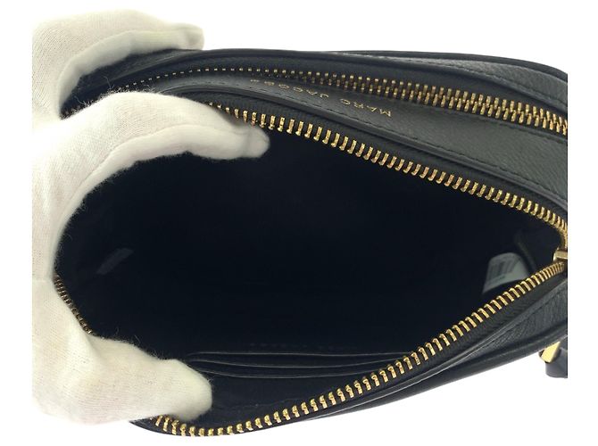 Sac à épaule en cuir noir Marc by Marc Jacobs - vue 9