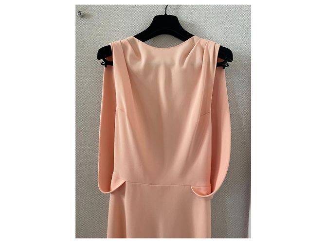 John Galliano Rosée Kleid in Rosa Crepe - Ansicht 3