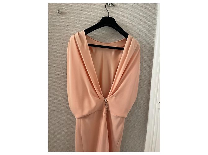 John Galliano Rosée Kleid in Rosa Crepe - Ansicht 5
