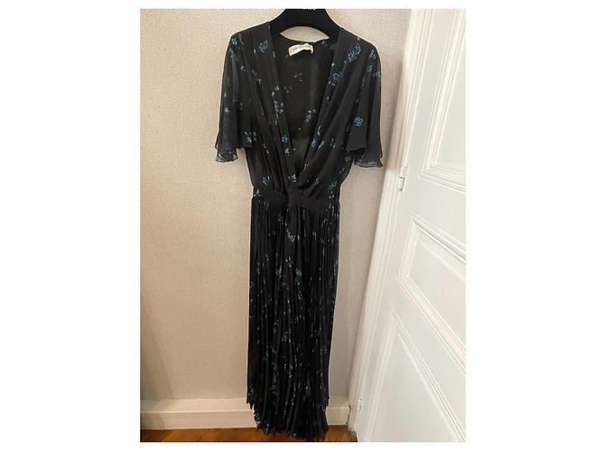 John Galliano Kleid Midnight Bloom Blau - Ansicht 2