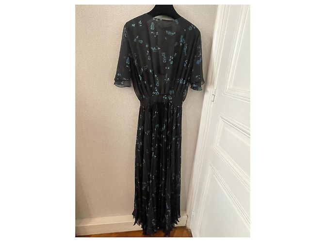 John Galliano Kleid Midnight Bloom Blau - Ansicht 4