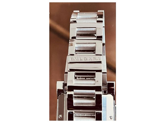 Relógio Bulgari Chrono Rettangolo GM Aço Prata - vista 6