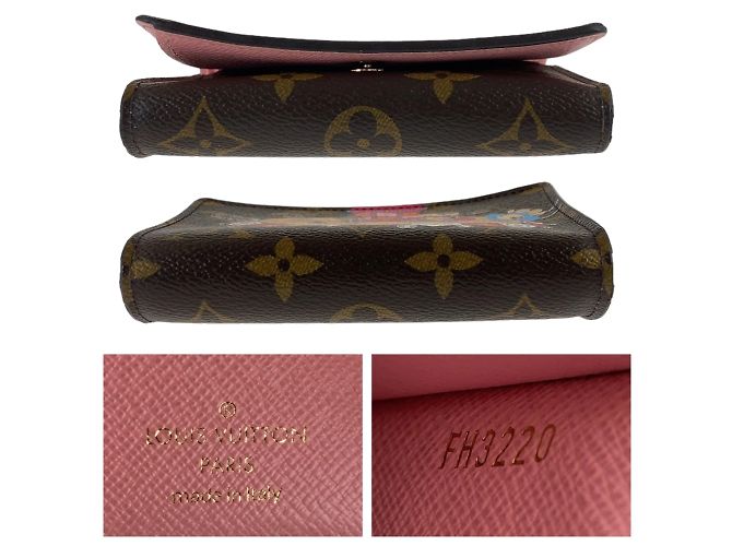 Portafoglio Victorine Monogram Vivienne di Louis Vuitton Marrone Rosa - vista 5