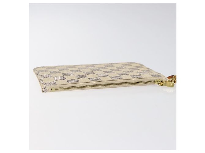 LOUIS VUITTON Bolsa Accesorio Neverfull PM Damier Azur Auth BA2020 - vista 5