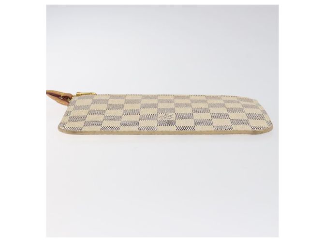 LOUIS VUITTON Bolsa Accesorio Neverfull PM Damier Azur Auth BA2020 - vista 6