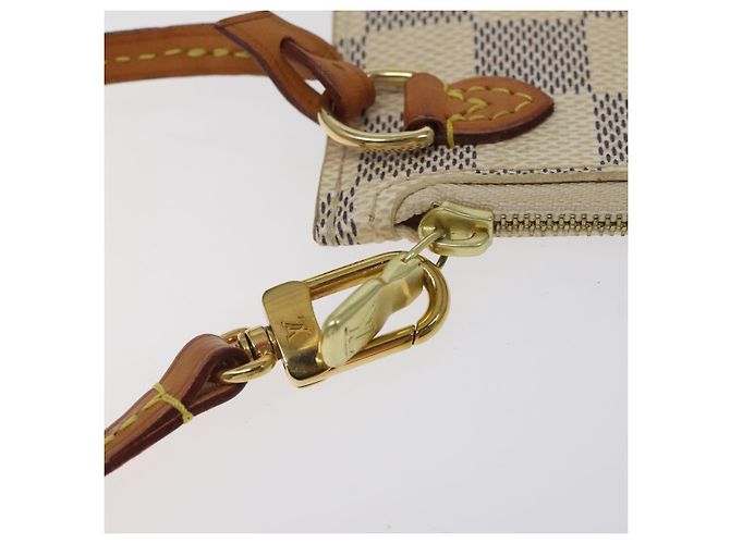 LOUIS VUITTON Bolsa Accesorio Neverfull PM Damier Azur Auth BA2020 - vista 9