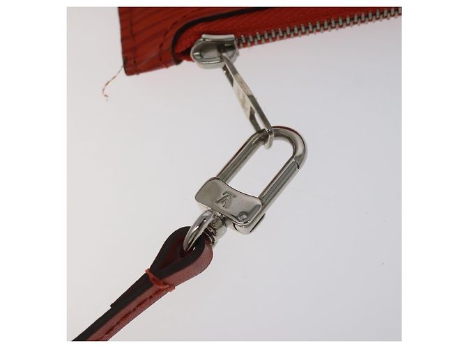 LOUIS VUITTON Epi Neverfull PM Pouch Arancione LV Auth BA1936 - vista 9
