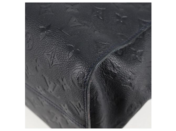 LOUIS VUITTON Borsa Tote Lumineuse PM Monogram Empreinte Nera M93410 Auth 124191A Nero - vista 17