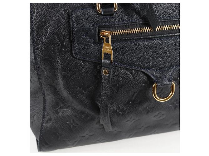 LOUIS VUITTON Borsa Tote Lumineuse PM Monogram Empreinte Nera M93410 Auth 124191A Nero - vista 19