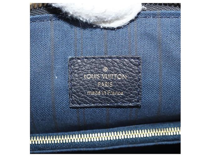 LOUIS VUITTON Borsa Tote Lumineuse PM Monogram Empreinte Nera M93410 Auth 124191A Nero - vista 22