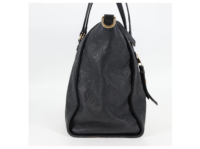 LOUIS VUITTON Borsa Tote Lumineuse PM Monogram Empreinte Nera M93410 Auth 124191A Nero - vista 4