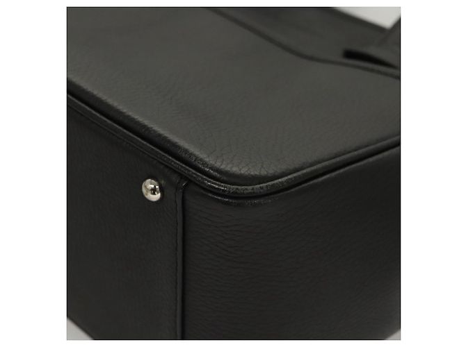 Borsa a mano in pelle nera e argento autentica BA1908 di BURBERRY Nero - vista 11