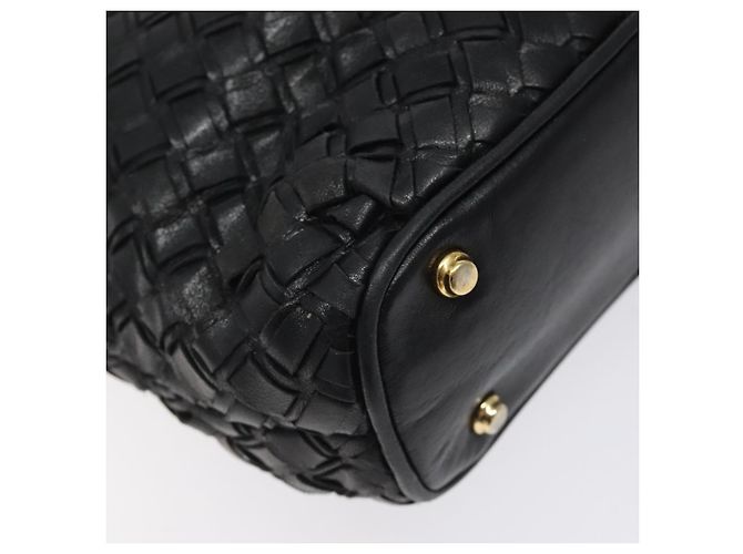 BALLY Borsa a Spalla Trapuntata in Pelle Nera e Oro Auth BA1832 Nero D'oro - vista 13