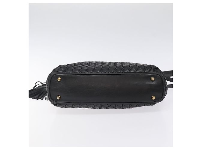 BALLY Borsa a Spalla Trapuntata in Pelle Nera e Oro Auth BA1832 Nero D'oro - vista 9