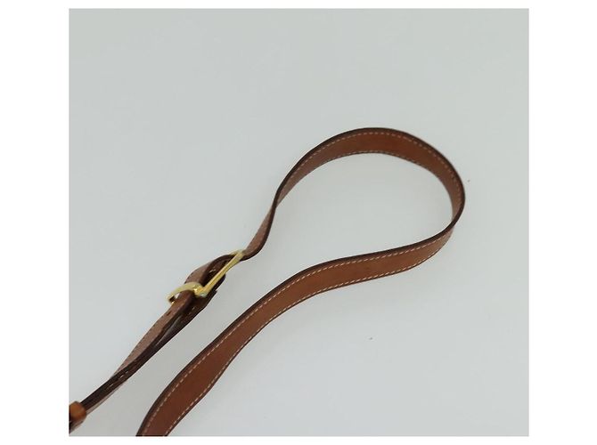 Céline Borsa a spalla in tela Macadam CELINE in pelle PVC marrone oro Auth bs25678 D'oro - vista 8