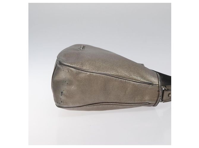 Borsa a spalla in pelle oro champagne Auth BA1746 di Salvatore Ferragamo - vista 4
