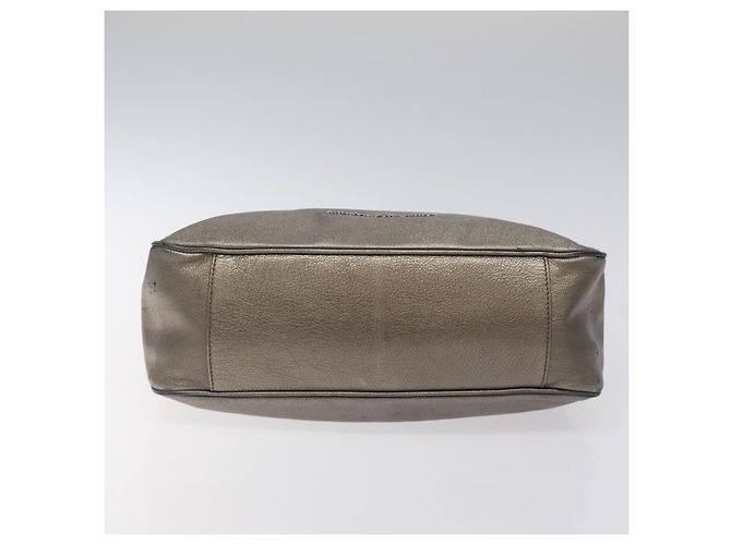 Borsa a spalla in pelle oro champagne Auth BA1746 di Salvatore Ferragamo - vista 9