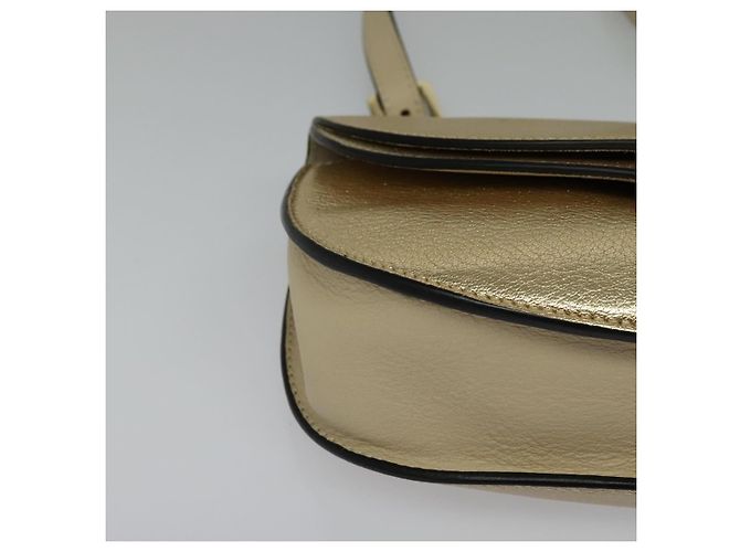 Chloé Borsa a spalla in pelle Chloe Georgia oro Auth BA1844 D'oro - vista 10