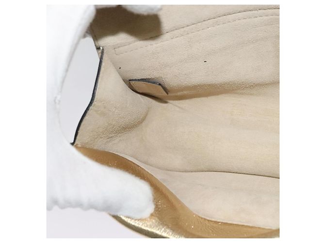 Chloé Borsa a spalla in pelle Chloe Georgia oro Auth BA1844 D'oro - vista 18
