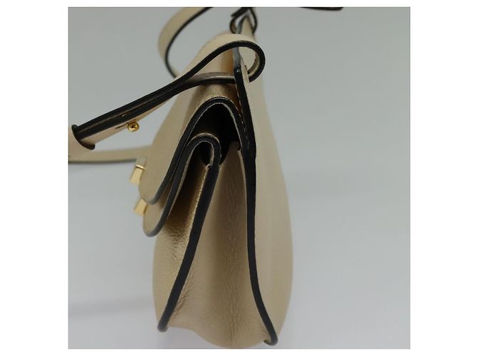 Chloé Borsa a spalla in pelle Chloe Georgia oro Auth BA1844 D'oro - vista 5