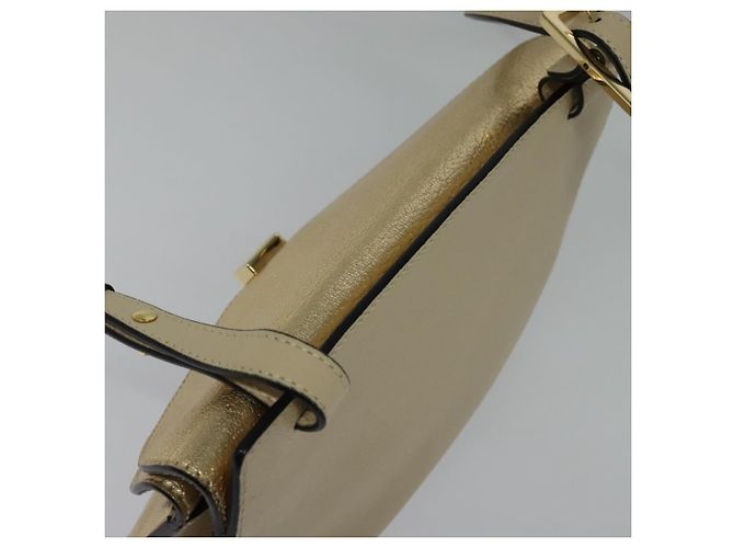 Chloé Borsa a spalla in pelle Chloe Georgia oro Auth BA1844 D'oro - vista 6