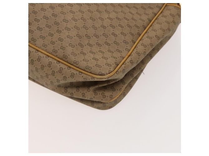 Gucci Borsa a spalla Micro GG Supreme PVC Beige Oro 02 37 5442 Auth ki5727 D'oro - vista 12