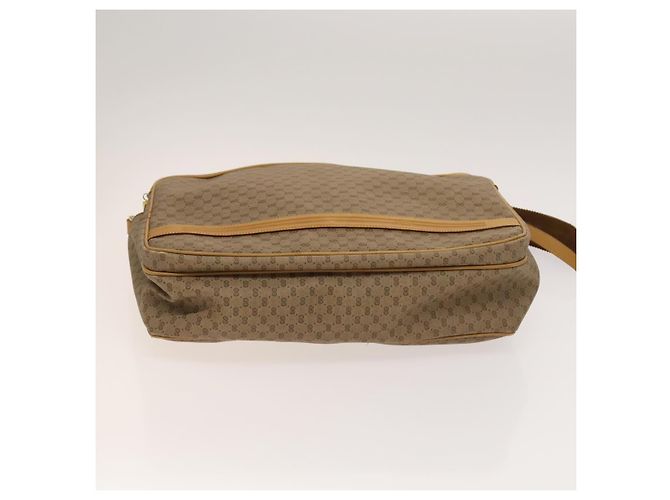 Gucci Borsa a spalla Micro GG Supreme PVC Beige Oro 02 37 5442 Auth ki5727 D'oro - vista 9