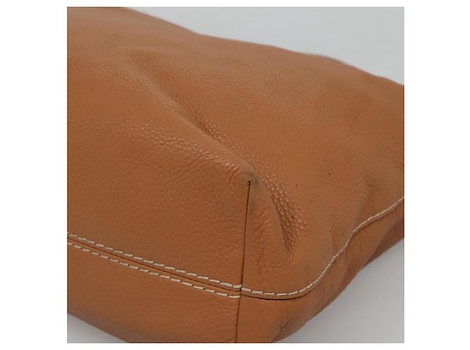 PRADA Borsa a mano in pelle 2 vie beige oro Auth sw742 D'oro - vista 10