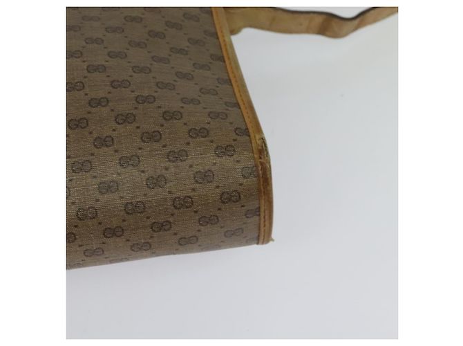 Gucci Borsa a Spalla Micro GG Supreme PVC Beige Oro 001 115 2681 Auth sw738 D'oro - vista 13