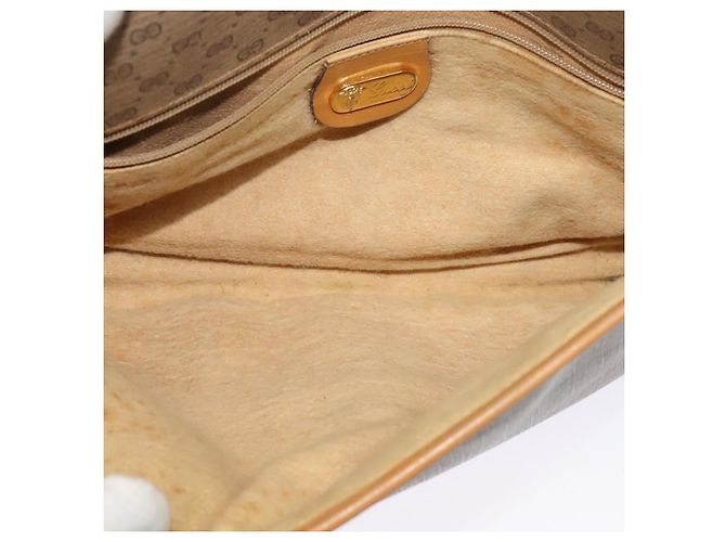 Gucci Borsa a Spalla Micro GG Supreme PVC Beige Oro 001 115 2681 Auth sw738 D'oro - vista 16