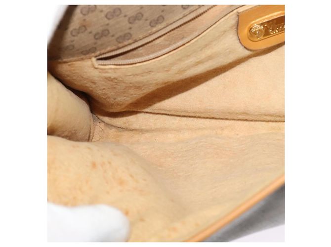 Gucci Borsa a Spalla Micro GG Supreme PVC Beige Oro 001 115 2681 Auth sw738 D'oro - vista 18