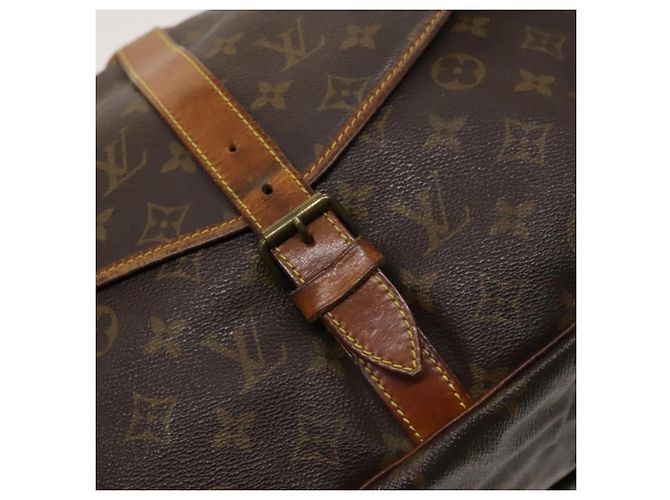 LOUIS VUITTON Borsa a Spalla Monogram Saumur 35 M42254 LV Auth ar13595 Monogramma - vista 19
