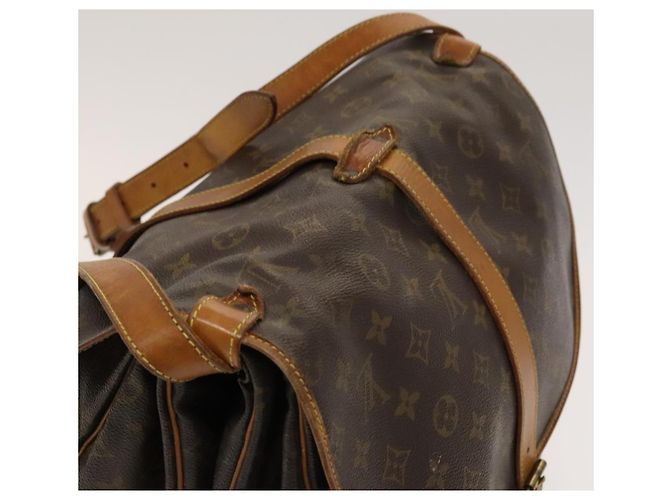 LOUIS VUITTON Borsa a Spalla Monogram Saumur 35 M42254 LV Auth ar13595 Monogramma - vista 6