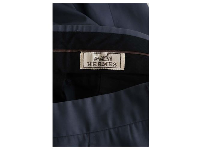 Hermès Gerade Hose Grau - Ansicht 5