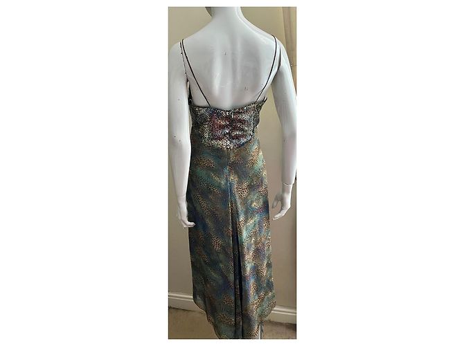 Jenny Packham Asymmetrisches Pailletten-Kleid Mehrfarben - Ansicht 5