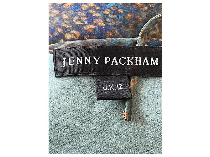 Jenny Packham Asymmetrisches Pailletten-Kleid Mehrfarben - Ansicht 6