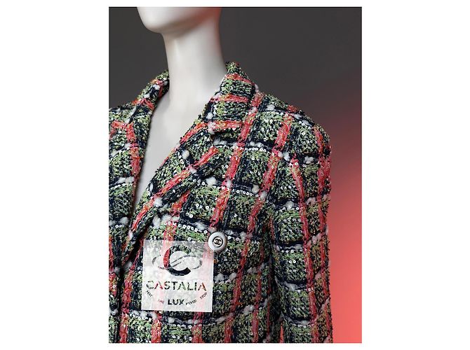 Chanel Chaqueta de tweed Lesage estilo Anna Wintour 38 FR a 13$ Multicolor - vista 11