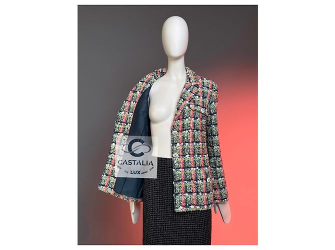 Chanel Chaqueta de tweed Lesage estilo Anna Wintour 38 FR a 13$ Multicolor - vista 13