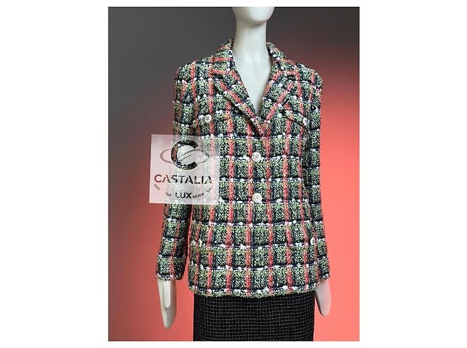 Chanel Chaqueta de tweed Lesage estilo Anna Wintour 38 FR a 13$ Multicolor - vista 2