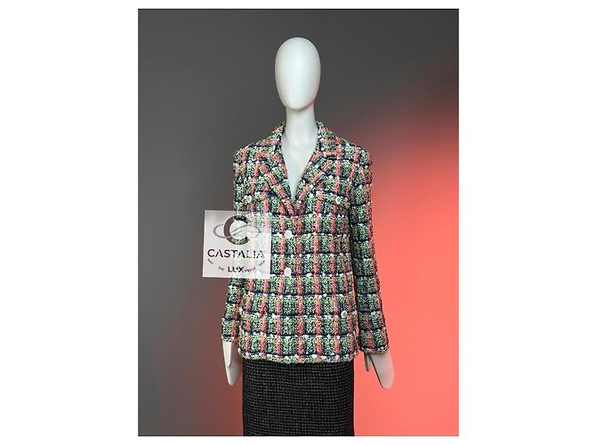 Chanel Chaqueta de tweed Lesage estilo Anna Wintour 38 FR a 13$ Multicolor - vista 9