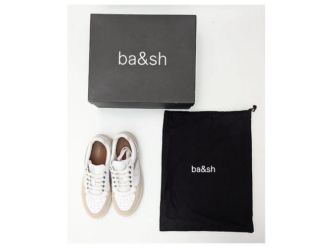Ba&sh Cesta Bassa Crush Bianco - vista 6