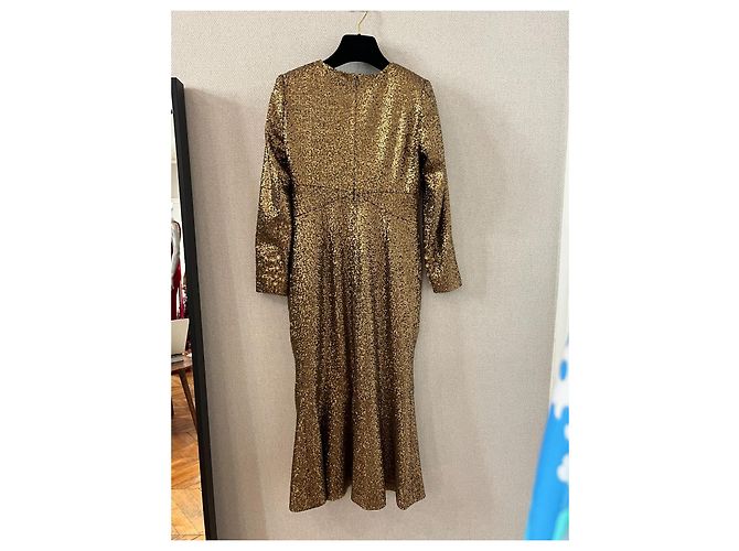 Chanel Ritz Gold Kleid Pre Herbst 2017 Golden - Ansicht 3