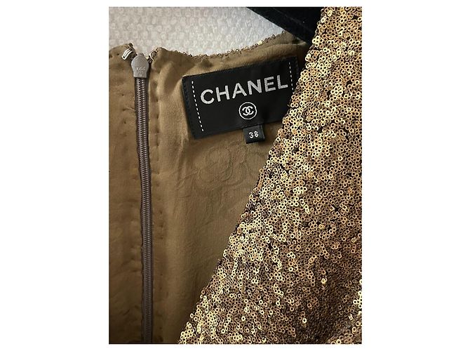 Chanel Ritz Gold Kleid Pre Herbst 2017 Golden - Ansicht 4