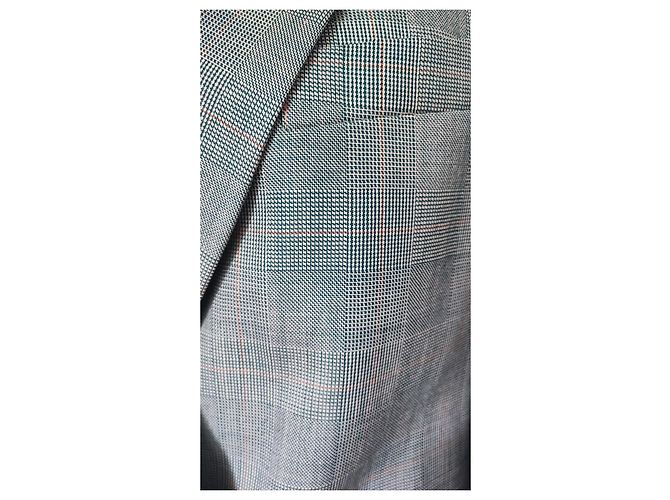 Autre Marque Blazer Prince de Gales Verde de Lana Verde claro - vista 4