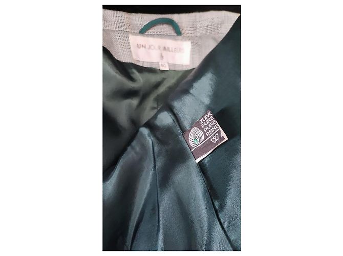 Autre Marque Blazer Prince de Gales Verde de Lana Verde claro - vista 6