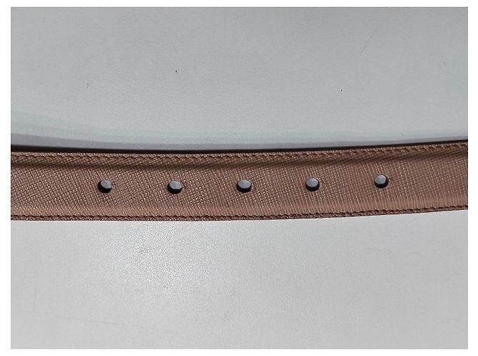 Prada Gürtel aus beige Saffiano Leder Pink - Ansicht 9
