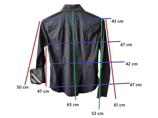 Camicia Burberry nera in cotone slim fit Nero - vista 6