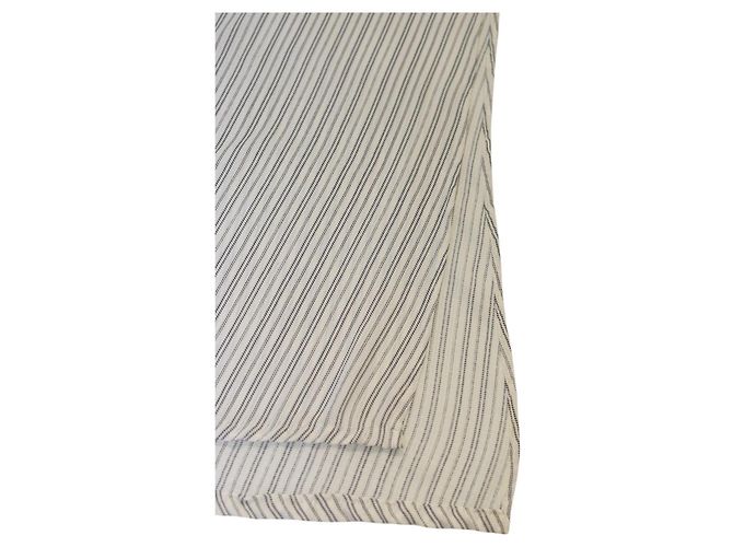 Autre Marque Abito Caftano Twins a righe bianco e nero M - vista 6