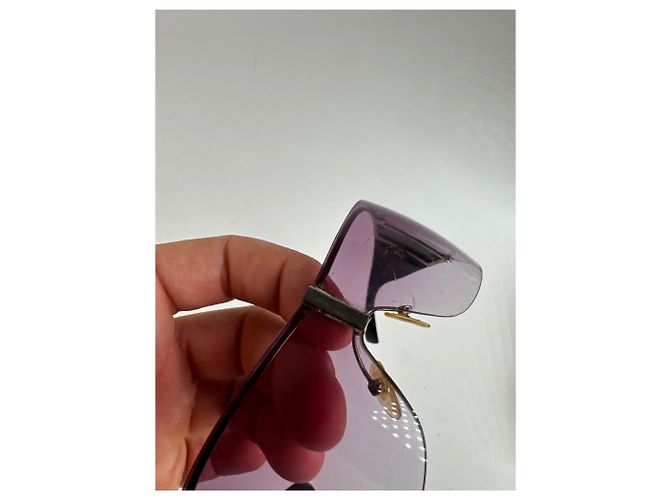 Giorgio Armani Occhiali da sole vintage Armani viola Porpora - vista 14
